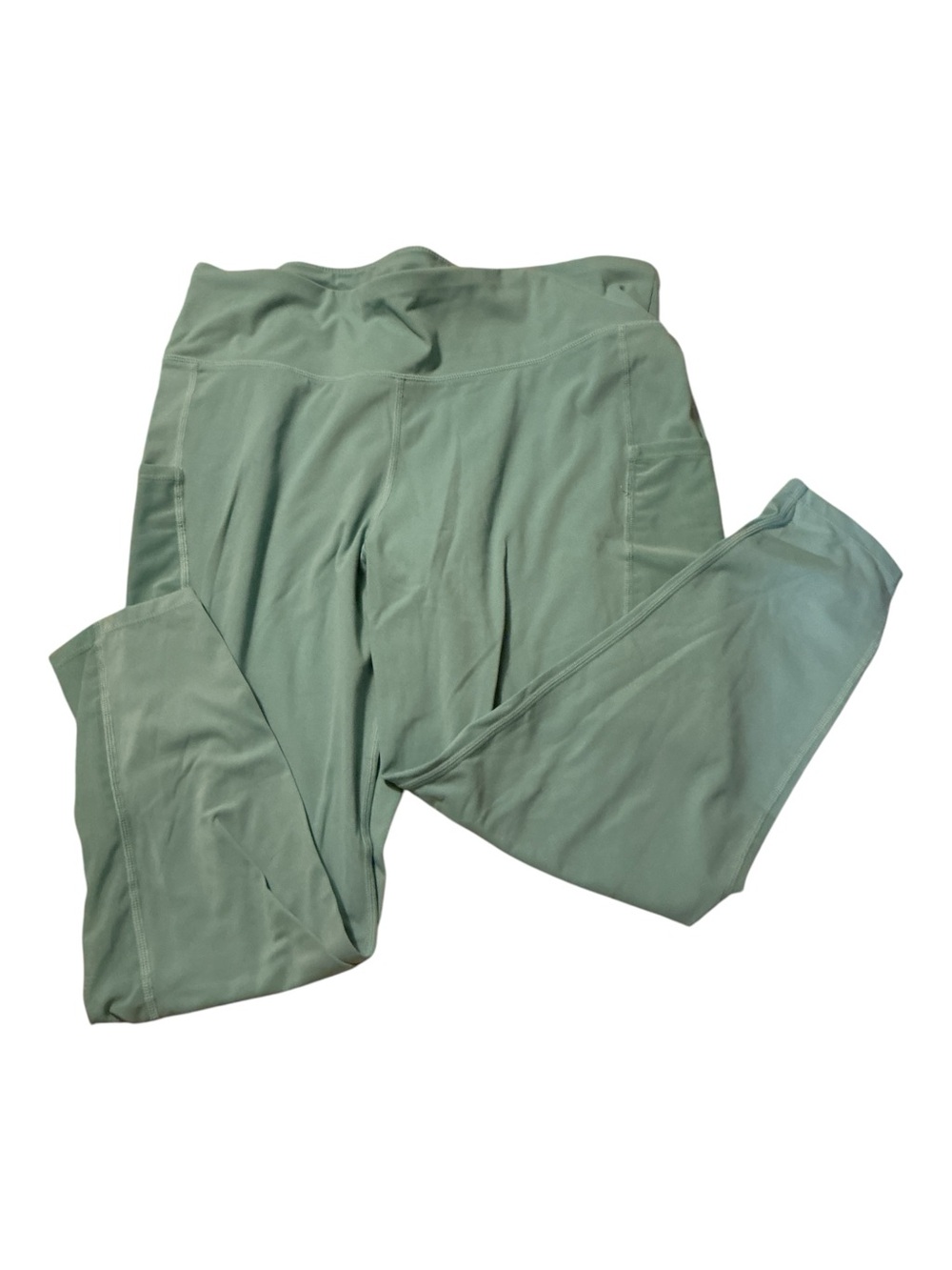 High-Waist Sage Green Active Leggings